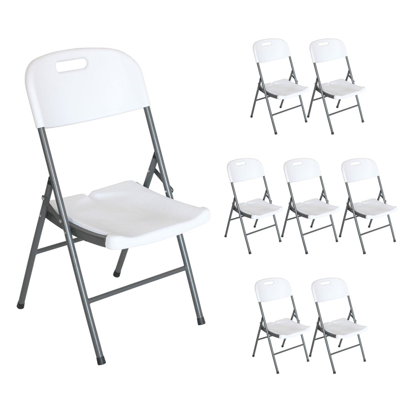 Pack 8 Sillas Plegables Con Asa 47x58x87cm O91_0