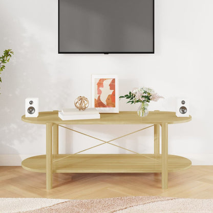 Mesa De Centro Madera Contrachapada 110x48x40 Cm_1