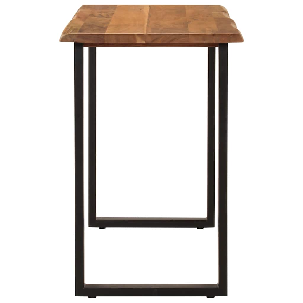 Mesa De Comedor Madera Maciza De Acacia 110x50x76 Cm_3