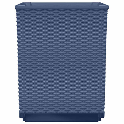 Jardineras 4 Uds Polipropileno Azul Gris 30x30x37 Cm_4