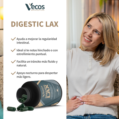 Digestic Lax Vecos 60 Cápsulas | Tránsito Intestinal Y Efecto Laxante | Con Sen, Frángula Y Aloe Vera_3