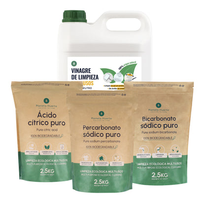 Pack limpieza Eco Zero Waste XL Planeta Huerto