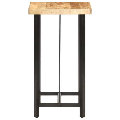 Mesa De Bar Madera Maciza De Mango Rugosa 60x60x107 Cm_1