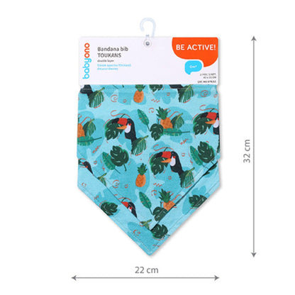 Set De 2 Babero Bandana Tukan