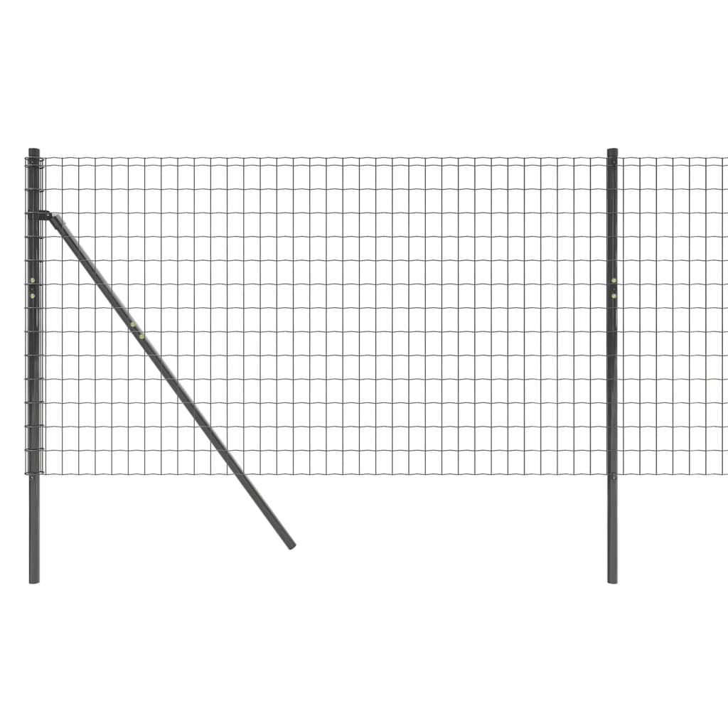 Cerca De Alambre De Acero Galvanizado Gris Antracita 1,1x10 M / Vetonek_1