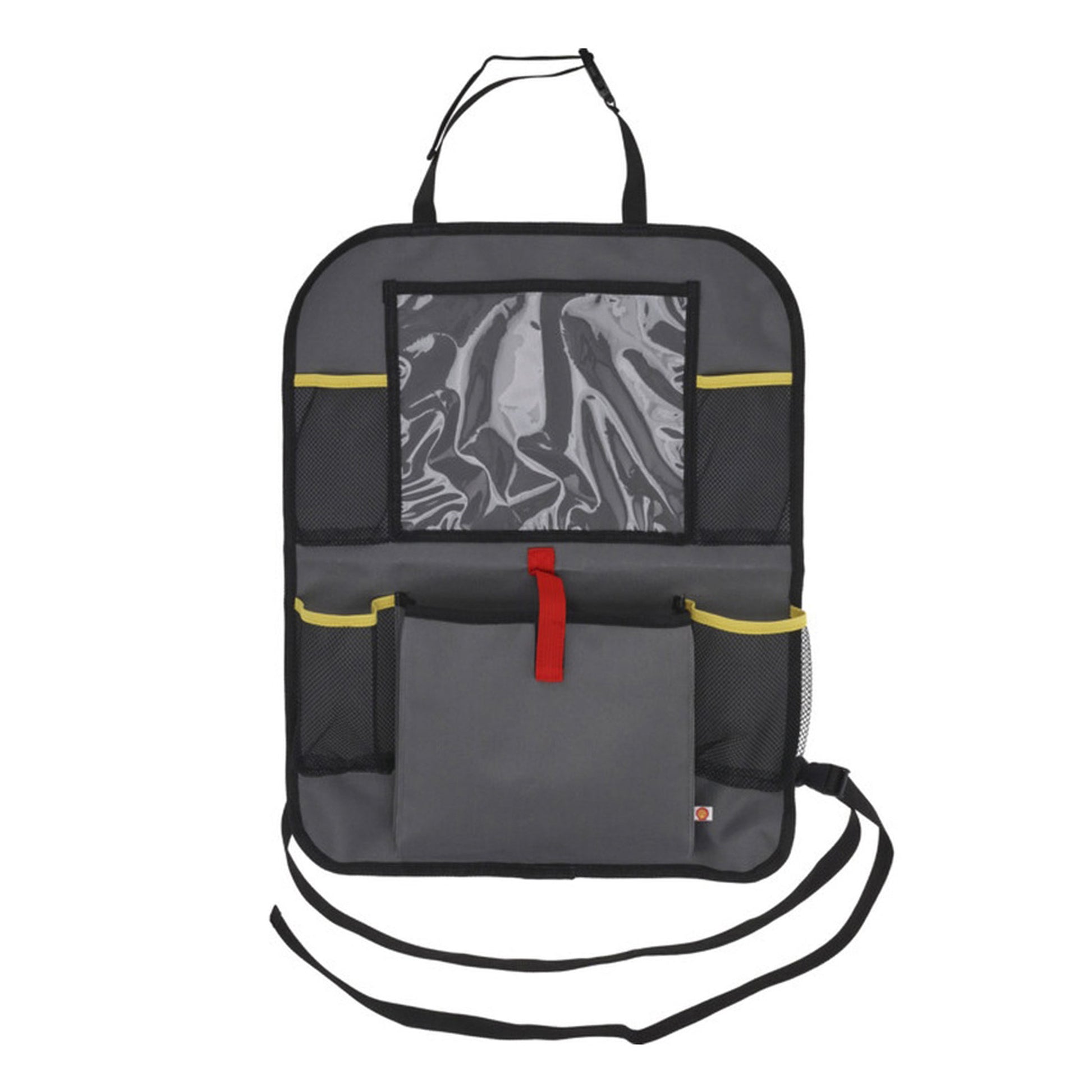 Well Home Bolsa De Almacenamiento Shell Para Respaldo De Silla De Coche Gris Y Amarillo_0