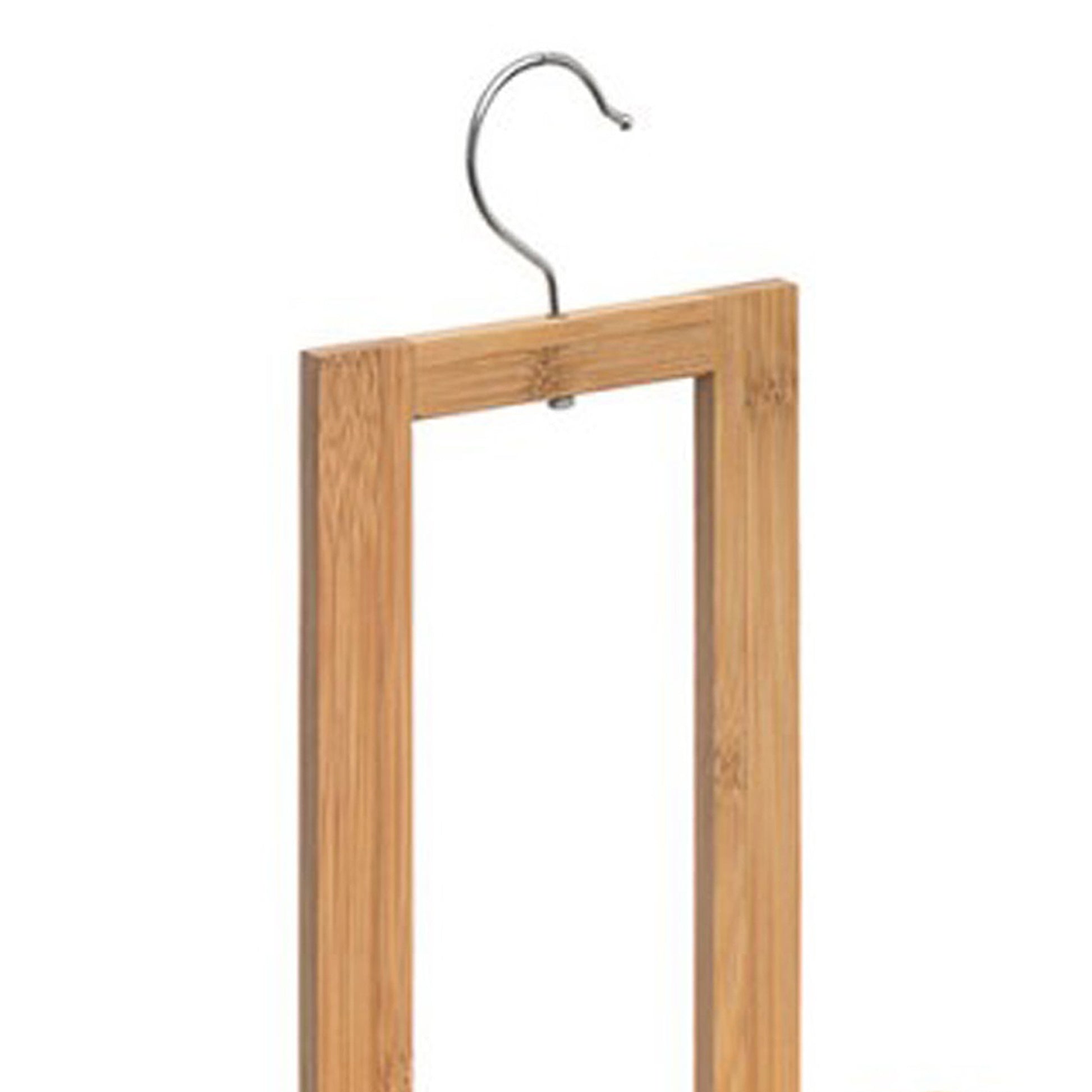 Wellhome - Organizador Con 2 Bandejas De Ducha Bambú