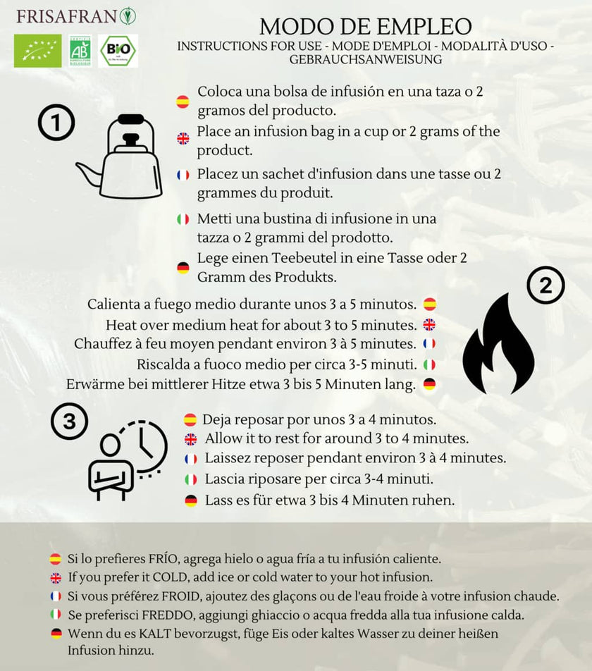 Infusión De Regaliz Y Menta Ecológica En Pirámides | Calidad | Frisafran