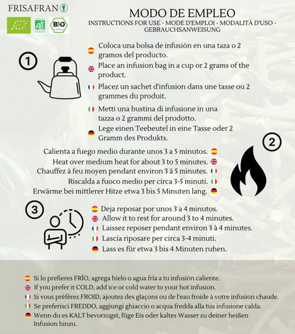 Infusión De Regaliz Y Menta Ecológica En Pirámides | Calidad | Frisafran