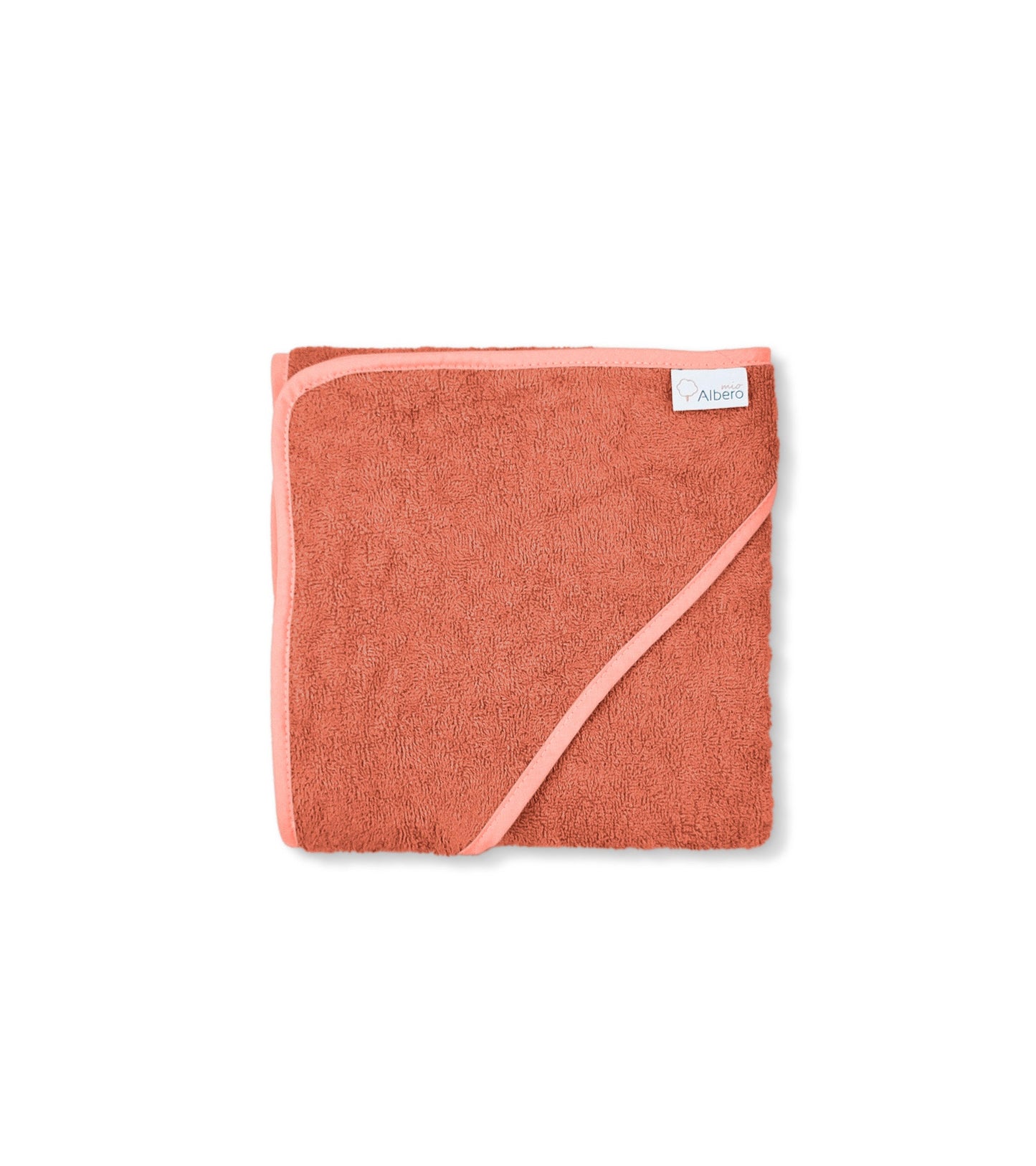 Capa De Baño 90% Rizo Bambú 80x80 Boho Rusty