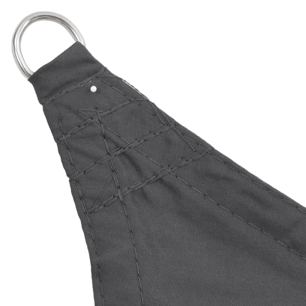 Vidaxl Toldo De Vela Triangular Tela Oxford Gris Antracita 5x5x5 M_3