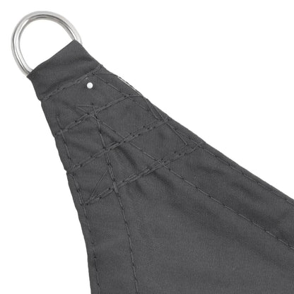 Vidaxl Toldo De Vela Triangular Tela Oxford Gris Antracita 5x5x5 M_3