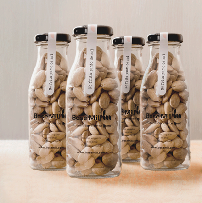 Pack Almendra No Frita Sin Piel Y Sal Eco (4 Botellas 150g)._3