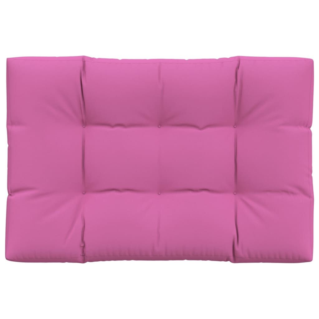 Vidaxl Cojín Para Palés Tela Rosa 120x80x12 Cm_0