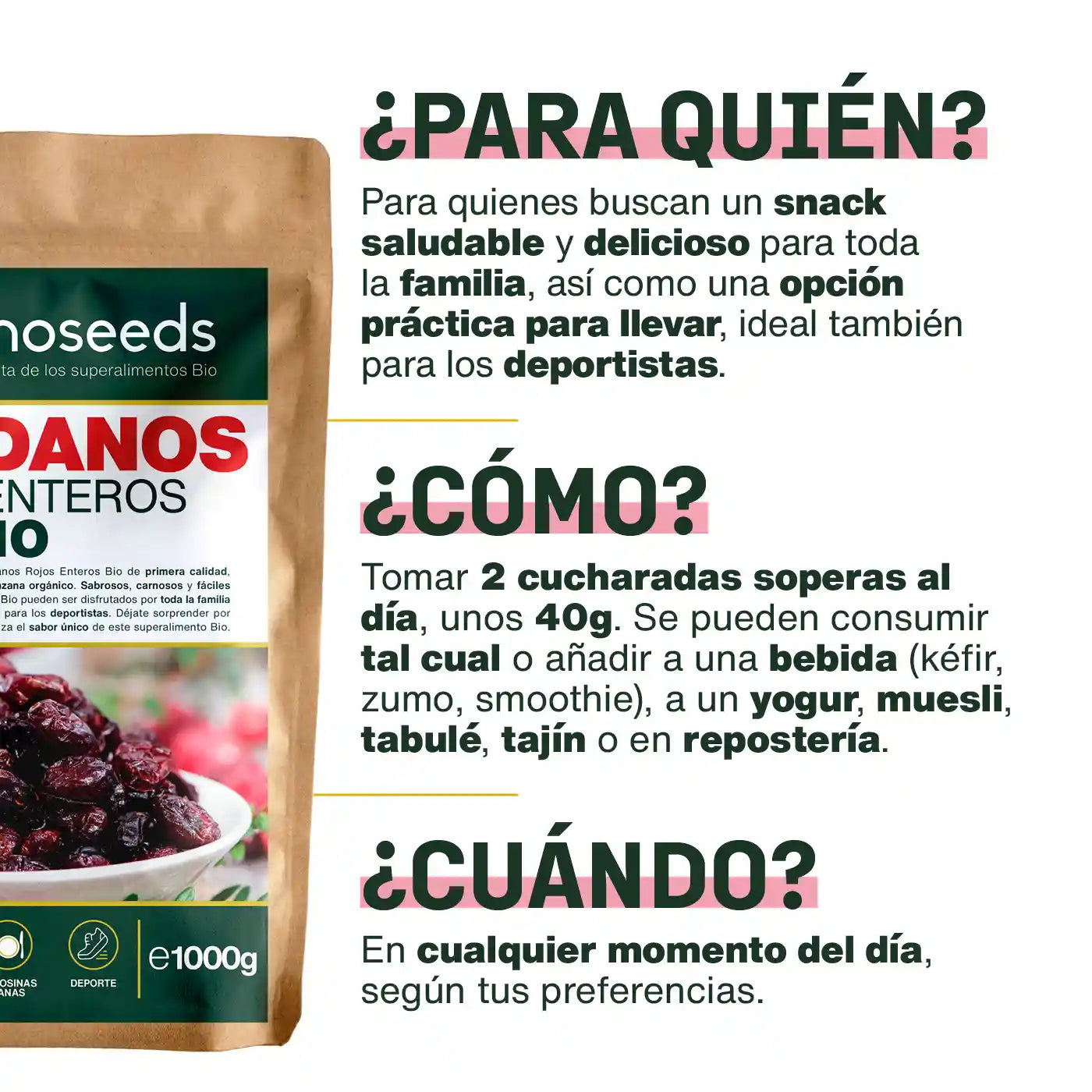Arándanos Rojos Enteros Bio 1kg_1