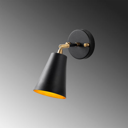 Aplique De Pared, Metal , Negro, 10x26x21, Casquillo E27 Max 40 W_3