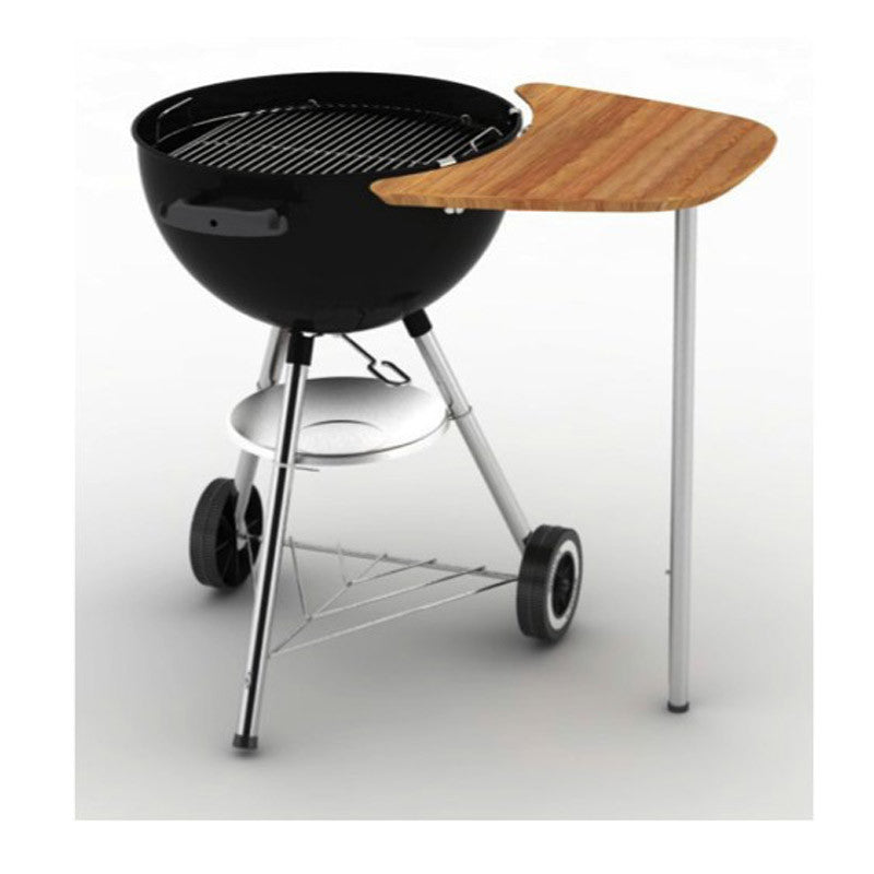 Mesa Lateral Weber - Mesa Bambú Para Barbacoas De Carbón De 47 Y 57 Cm_0