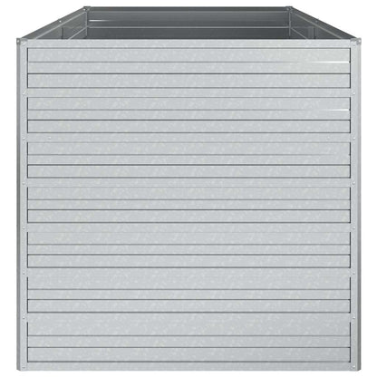 Arriate De Acero Galvanizado Plateado 160x80x77 Cm_4