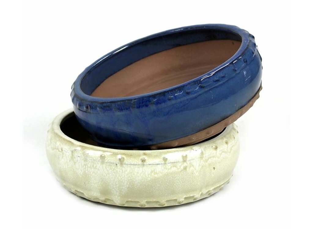 Tiesto Bonsai Redondo Crema 20cm