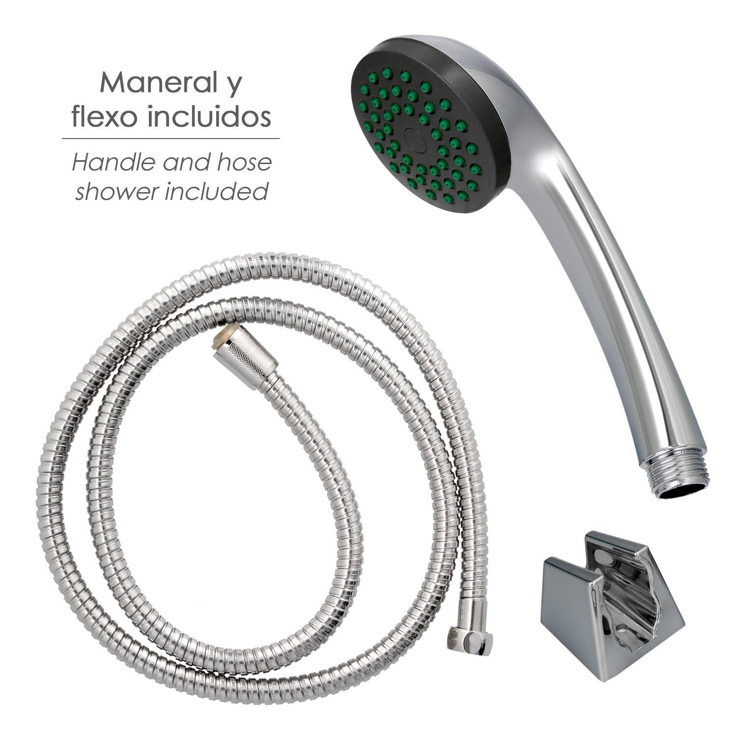 Monomando Ducha Hamburgo Grifo Baño, Grifo Encimera, Grifo Cocina, Grifo Mezclador. Cartucho Ceramico Ø 35 Mm._1