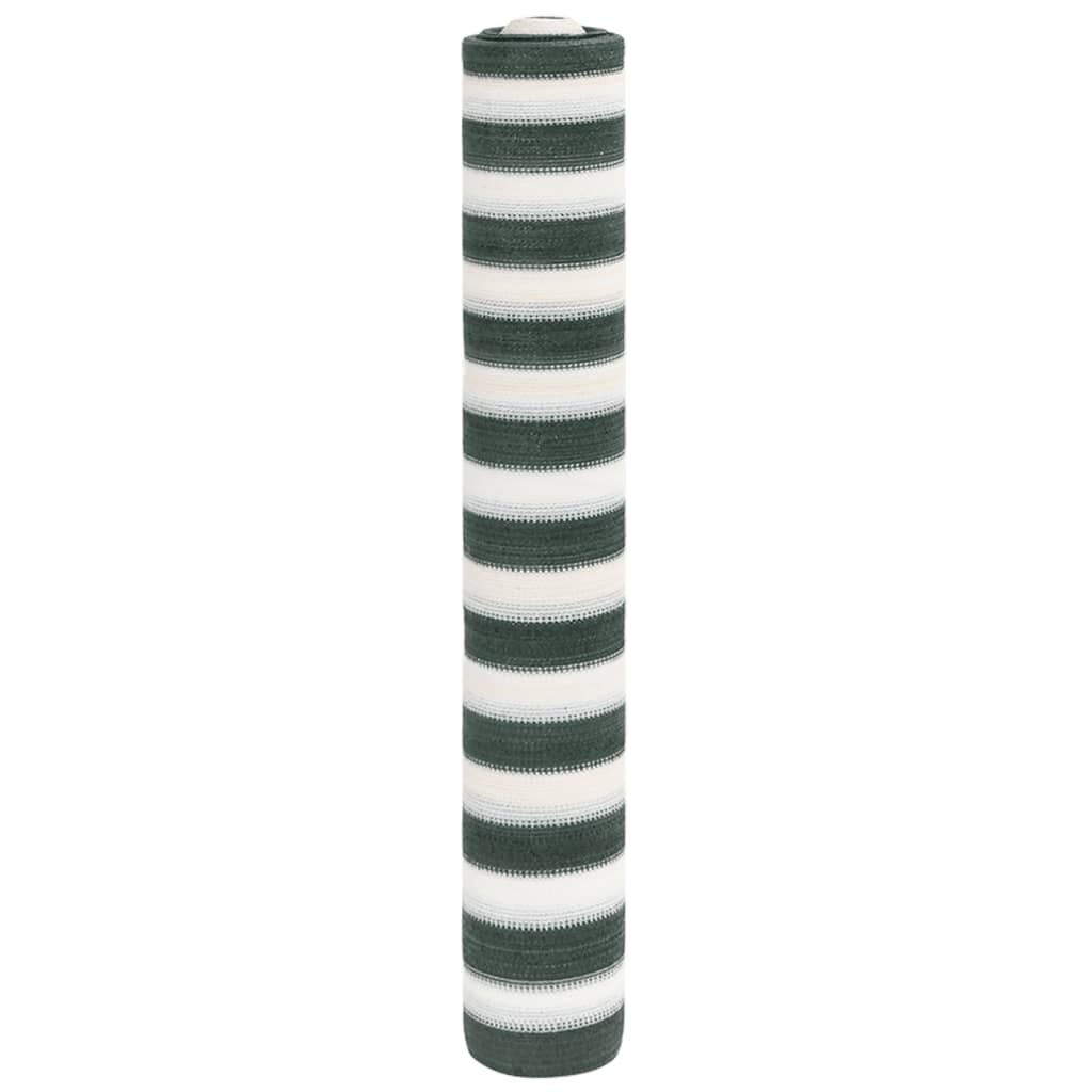 Vidaxl Red De Privacidad Hdpe Verde Y Blanco 2x25 M 75 G/m²_0