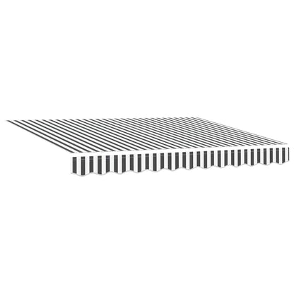 Toldo Retráctil Aluminio Y Tela Gris Antracita Y Blanco 3x2,5 M_3
