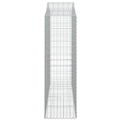 Cestas De Gaviones 3 Uds Forma De Arco Hierro 200x50x160/180 Cm_4