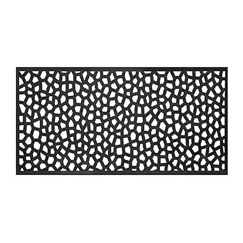 Panel Mosaico Antracita 1x2mt. Resina_0