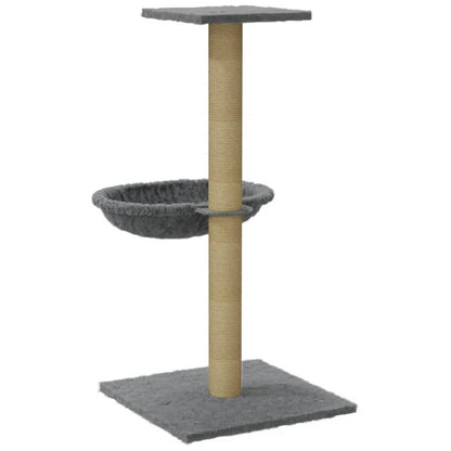 Vidaxl Rascador Para Gatos Con Poste De Sisal Gris Claro 74 Cm_5