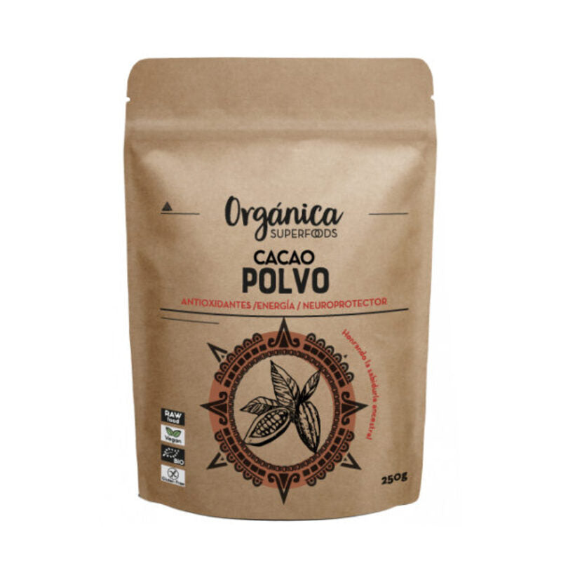 Cacao En Polvo Raw Sin Gluten Bio 200g_0