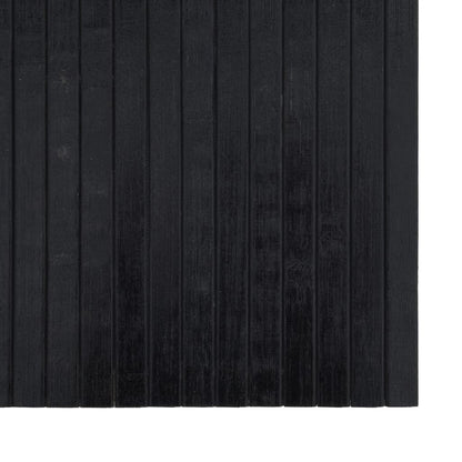 Alfombra Rectangular Bambú Negro 100x500 Cm / Vetonek_4