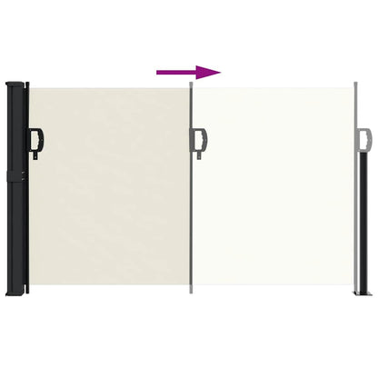 Vidaxl Toldo Lateral Retráctil Crema 120x600 Cm_4