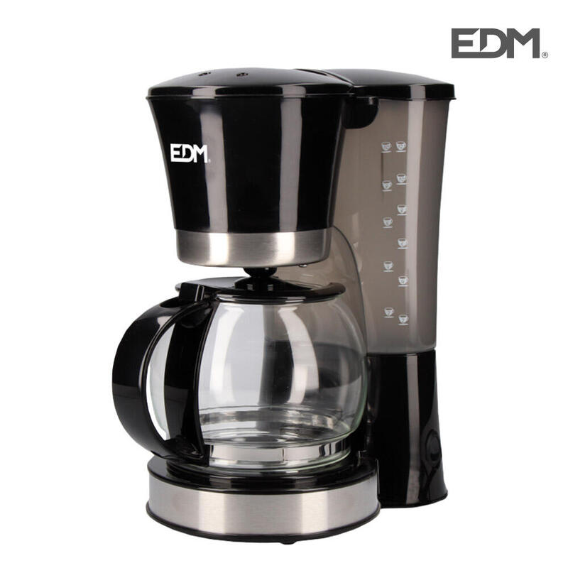 Cafetera De Goteo 12 Tazas 800w 16x23,5x29,5cm Edm_0