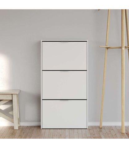 Mueble Zapatero 3 Trampones Almanzora Acabado Blanco, 60 Cm(ancho) 113 Cm(altura) 22 Cm(fo_4