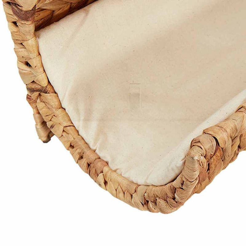 Vidaxl Cama Para Gato Con Cojín De Jacinto De Agua 37x20x20 Cm_5