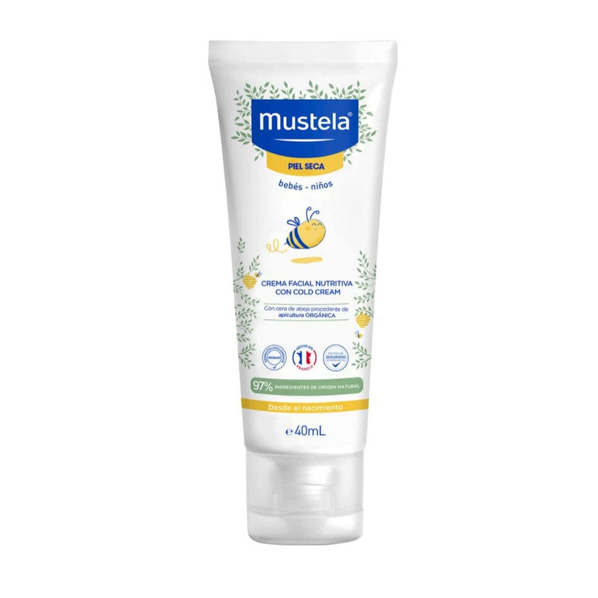 Crema Facial Nutritiva Mustela Cold Cream Niños Bebés (40 Ml)_0