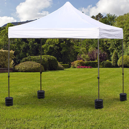 Outsunny Juego De 4 Pesos Para Gazebo Rellenable Pie De Soporte Para Carpa_1