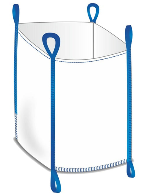 Big Bag Abierto Por Arriba, 2 Asas Por Abajo, Capacidad De Carga 1000 Kg, 90 X 90 X 90 Cm #4 15 Unidades_0