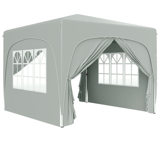 Outsunny Carpa Plegable 3x3 M_0