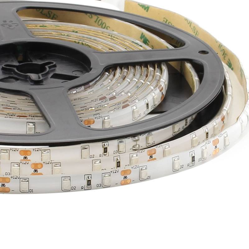 Tira Led Monocolor Hq Smd3528, Dc12v, 5m (60 Led/m), 24w, Ip65, Verde_1