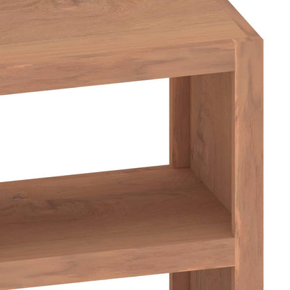 Mesa Auxiliar De Madera Maciza De Teca 45x30x60 Cm_3