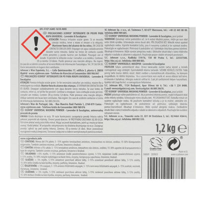 Pack 2x Detergente en Polvo Universal 1.2 Kg Ecover