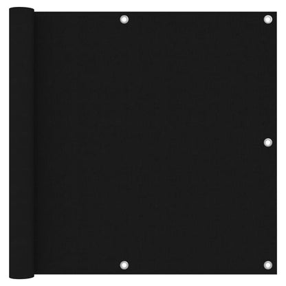 Vidaxl Toldo Para Balcón Tela Oxford Negro 90x600 Cm_0