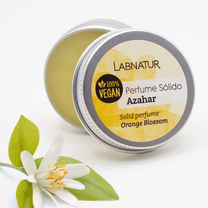 Perfume Sólido Azahar Labnatur 15 ml | Aroma Floral Relajante | Formato Compacto | Uso Diario_1