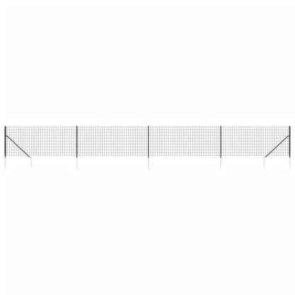 Cerca De Alambre Con Pinchos De Anclaje Gris Antracita 1x10 M / Vetonek_3