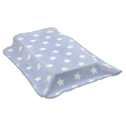 Manta para cuna de 110x140 cm. Cambrass en varios colores Star Celeste