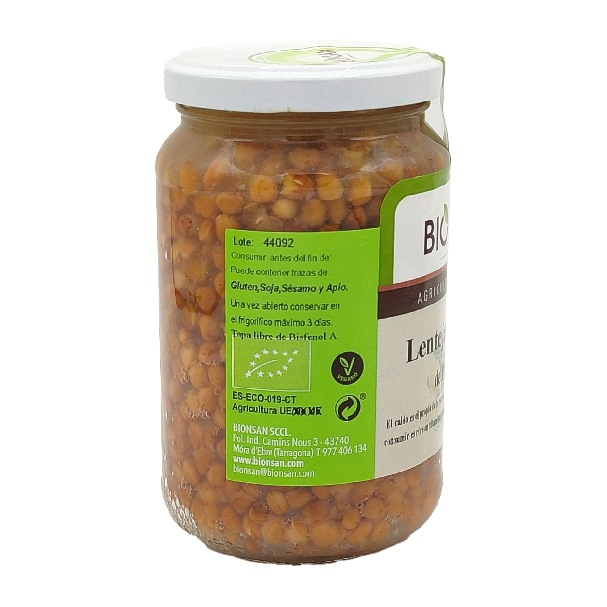 Lentejas Pardinas Cocidas Eco Bionsan 220gr_2