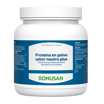 Bonusan proteína en polvo sabor neutro plus 500g