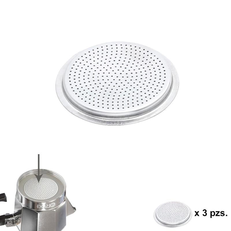 Filtro Cafetera Aluminio Classic / Inducción 12 Tazas (3 Unidades)_0