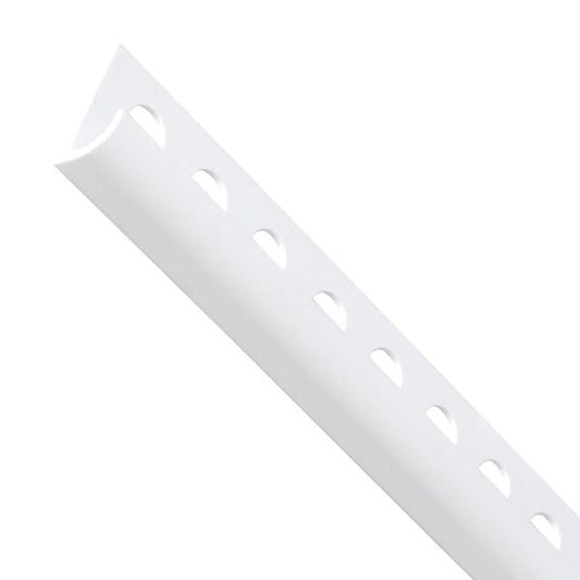 Guardacantos Pvc Blanco  Barra 2,6 Metros Canto Redondo_0